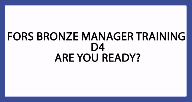 FORS Bronze Manager Training D4